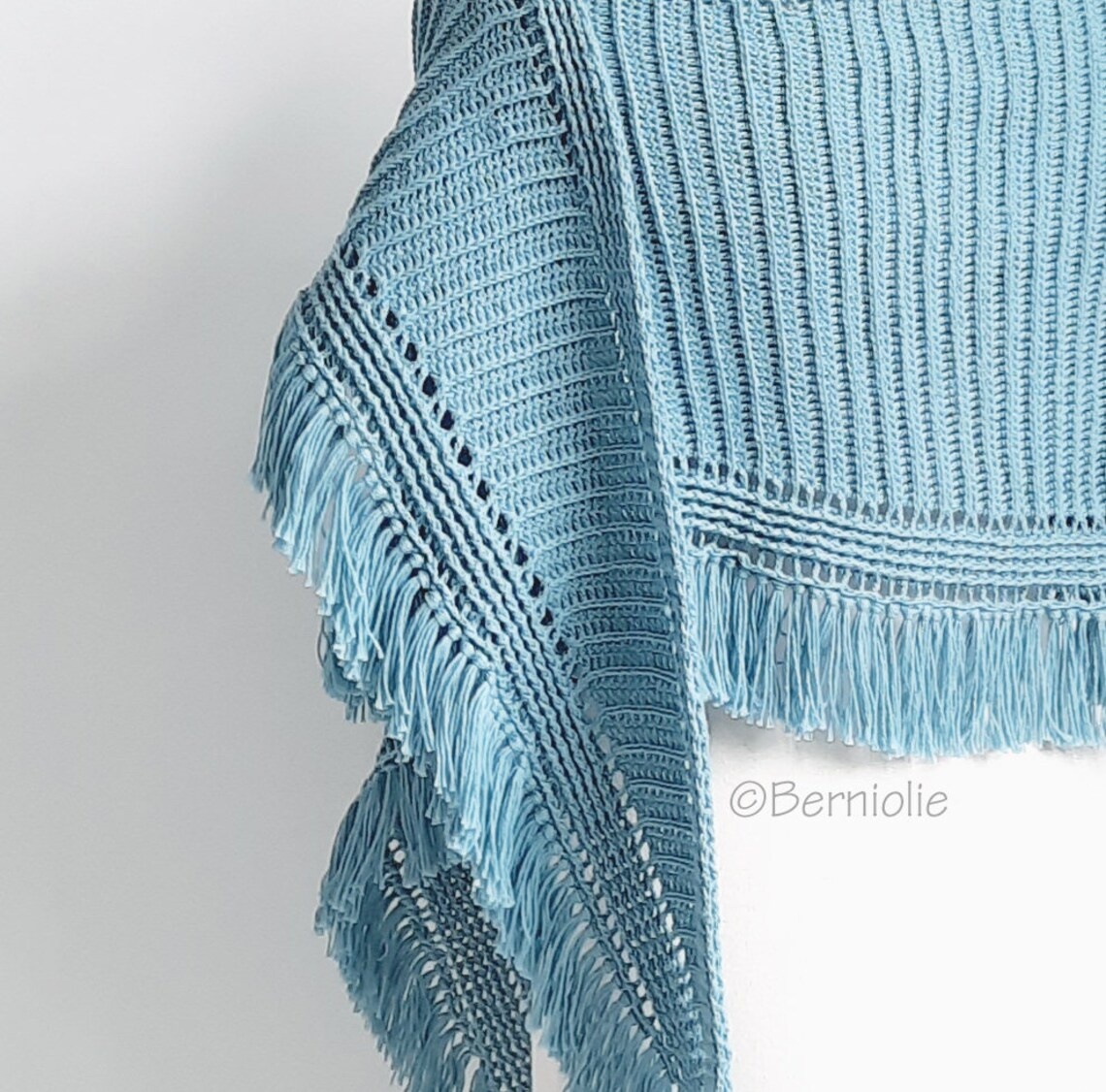 Berniolie Haakpakket: Furrows Shawl