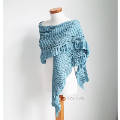 Berniolie Haakpakket: Furrows Shawl