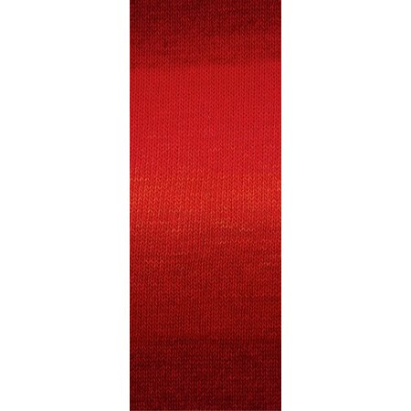 Lana Grossa Gomitolo Versione 446 - rood/kersenrood/donker rood/oriëntrood