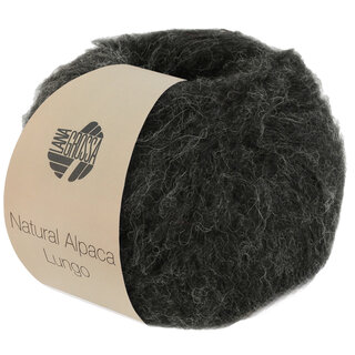 Lana Grossa Natural Alpaca Lungo 04 - Zwart (uitlopend)