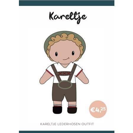 Caro's Atelier Haakpatroon Lederhosen outfit Kareltje (boekje)