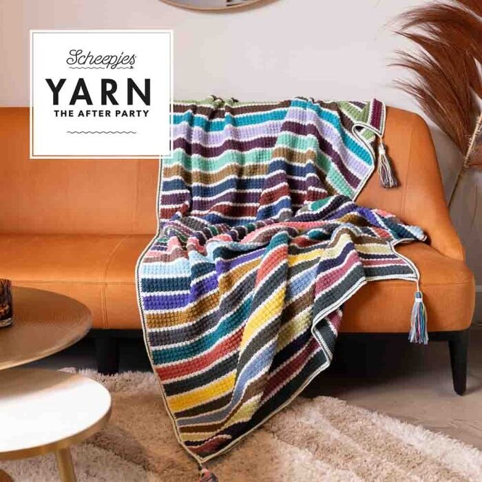 Scheepjes AP Yarn afterparty 202: Scrumptious Striped Blanket
