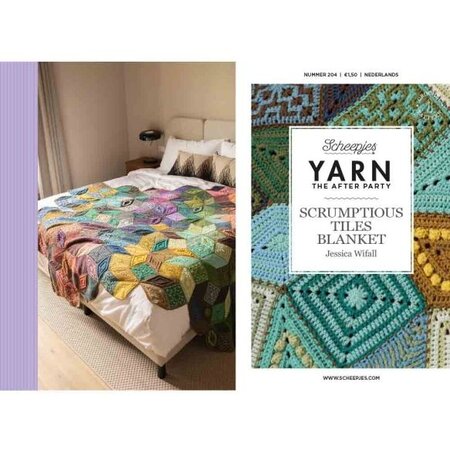 Scheepjes Yarn afterparty 204: Scrumptious Tiles Blanket