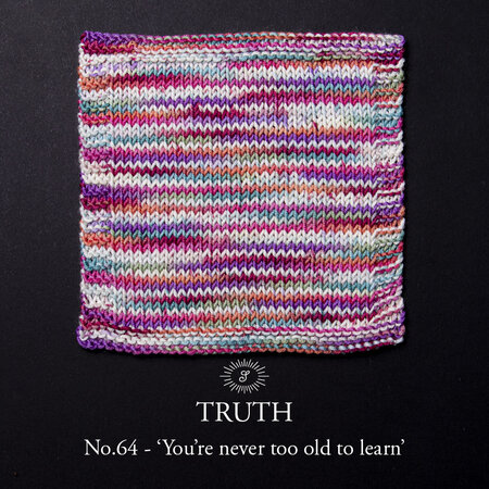 Simy's Studio Simy's Truth SOCK  - 64 You're never too old to learn