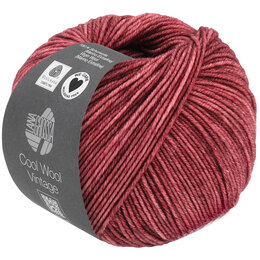 Lana Grossa Cool Wool Vintage 7364 - Bourgondisch