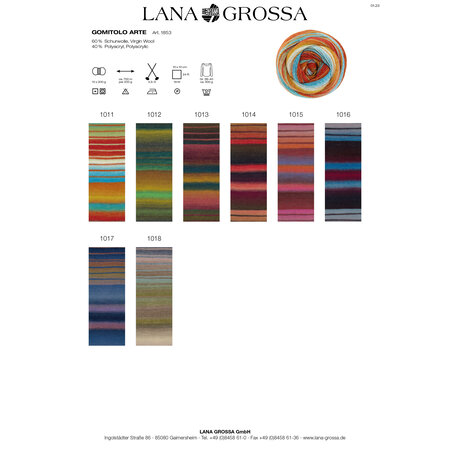 Lana Grossa Haakpakket: Sjaal Gomitolo Arte (G12-5)