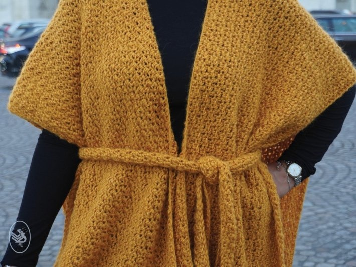 Durable Haakpatroon: Ruana