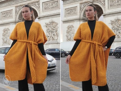 Durable Haakpatroon: Ruana