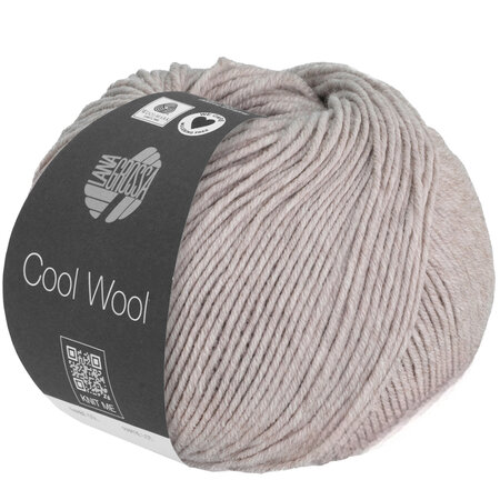 Lana Grossa Cool Wool 1426 - Grijsbeige Gemêleerd