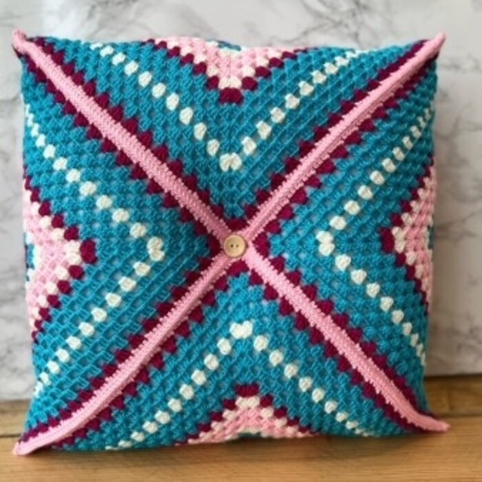 Caro's Atelier Haakpakket: Big Granny Square Kussen