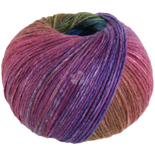 Lana Grossa Cotonella 8 - Mosgroen/Blauwgroen/Olijf/Rood violet/Zeegroen
