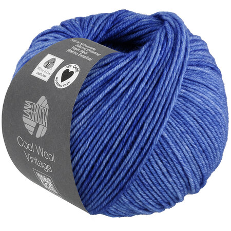 Lana Grossa Cool Wool Vintage 7373 - Blauw