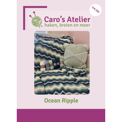 Caro's Atelier Haakpatroon Ocean Ripple Deken (digitaal)