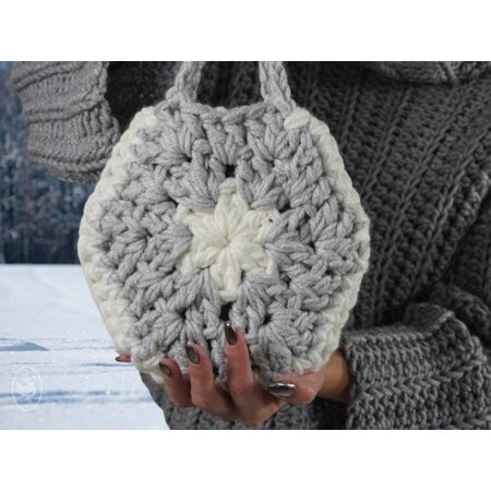 Durable Haakpatroon: Snowflake Bag