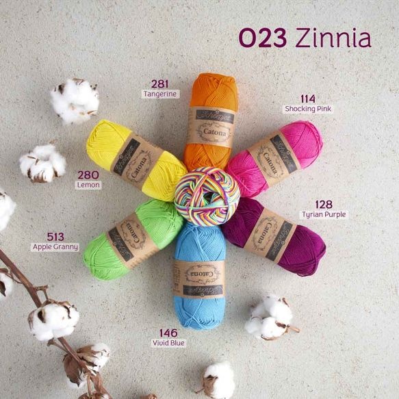 Scheepjes Catona Chroma 023 Zinnia