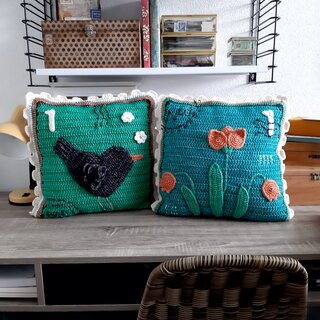 Scheepjes CAL Postzegelkussens - Gek op Haken