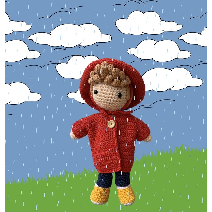 Haakpakket: Regen outfit Kareltje