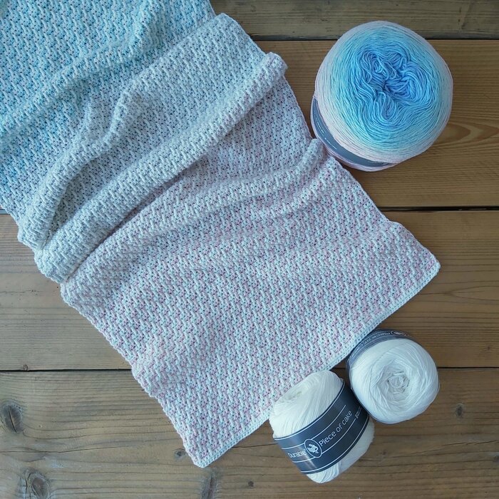 Caro's Atelier Haakpatroon: Malta Mosaic Sjaal (boekje)