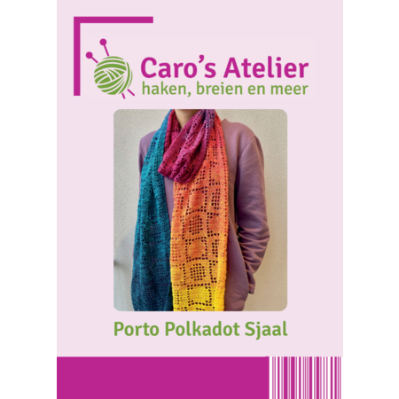 Caro's Atelier Haakpatroon Porto Polkadot Sjaal (boekje)