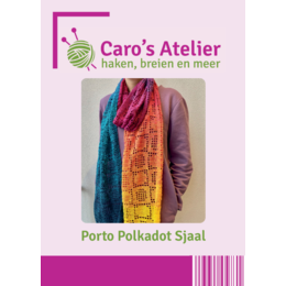 Caro's Atelier Haakpatroon Porto Polkadot Sjaal (digitaal)