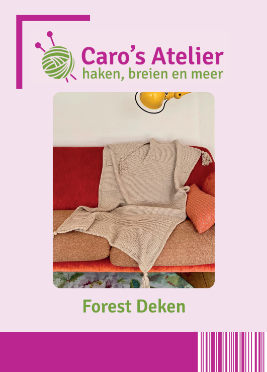 Caro's Atelier Haakpatroon Forest deken (digitaal)