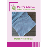 Caro's Atelier Haakpatroon: Malta Mosaic Sjaal (boekje)