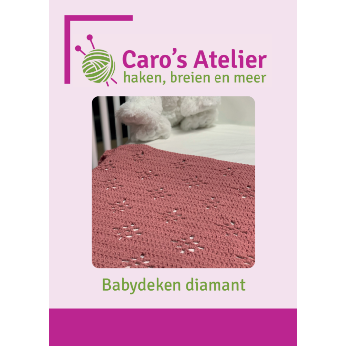 Caro's Atelier Haakpatroon Babydeken Diamant (digitaal)