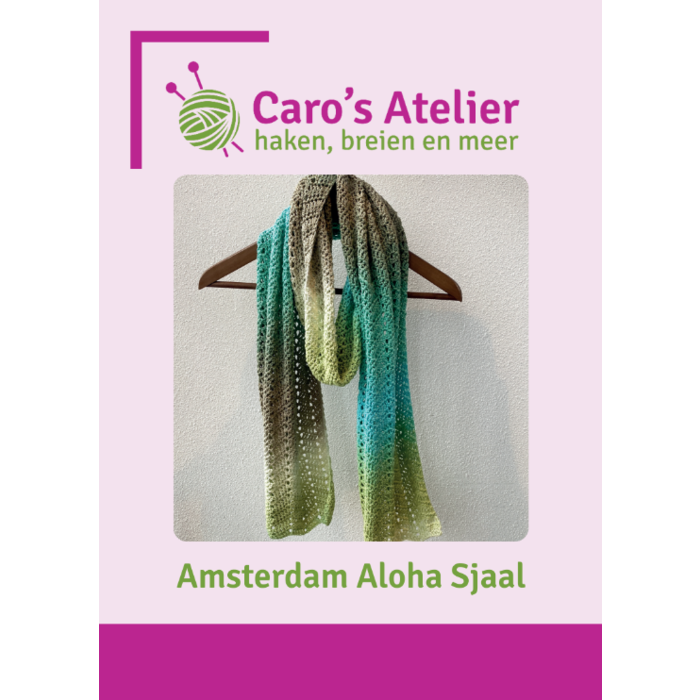 Caro's Atelier Haakpatroon Amsterdam Aloha Sjaal
