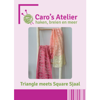 Caro's Atelier Haakpatroon Triangle Meets Square Sjaal (digitaal)