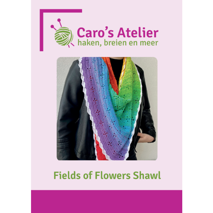 Caro's Atelier Fields of Flowers shawl patroon
