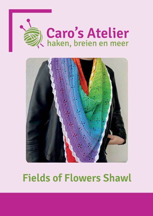 Caro's Atelier Fields of Flowers shawl patroon
