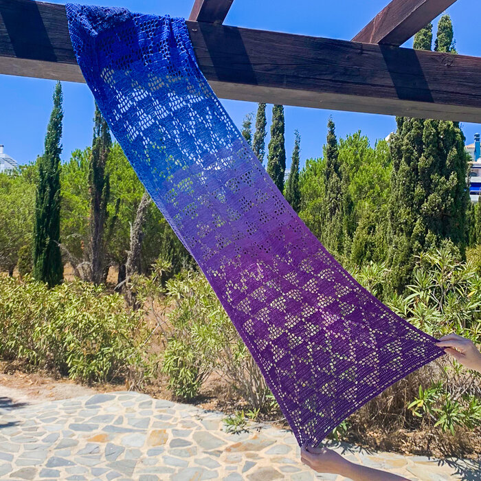 Caro's Atelier Haakpakket Granada Grotten Sjaal