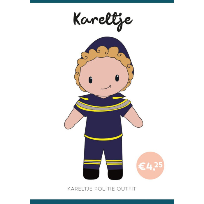 Caro's Atelier Haakpatroon Politie outfit Kareltje (boekje)