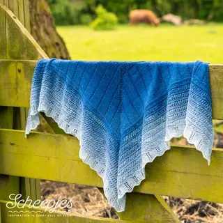 Scheepjes AP Breipatroon Ocean Deep Shawl