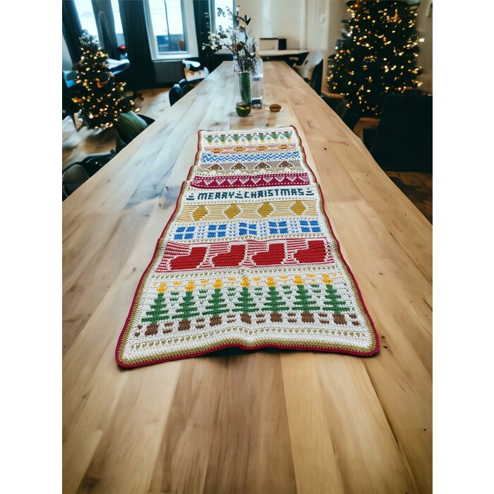 Haakpakket: Tafelloper It’s Christmas