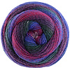 Gomitolo Versione 454-inkt blauw/rood violet/donker violet/foksia/bos groen