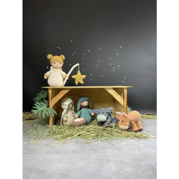 Woolytoons Haakpatroon: Kerststal compleet