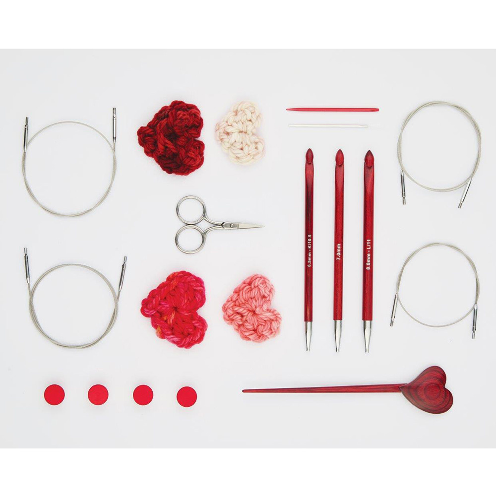 KnitPro Amore Afghaans Tunische Haaknaaldenset