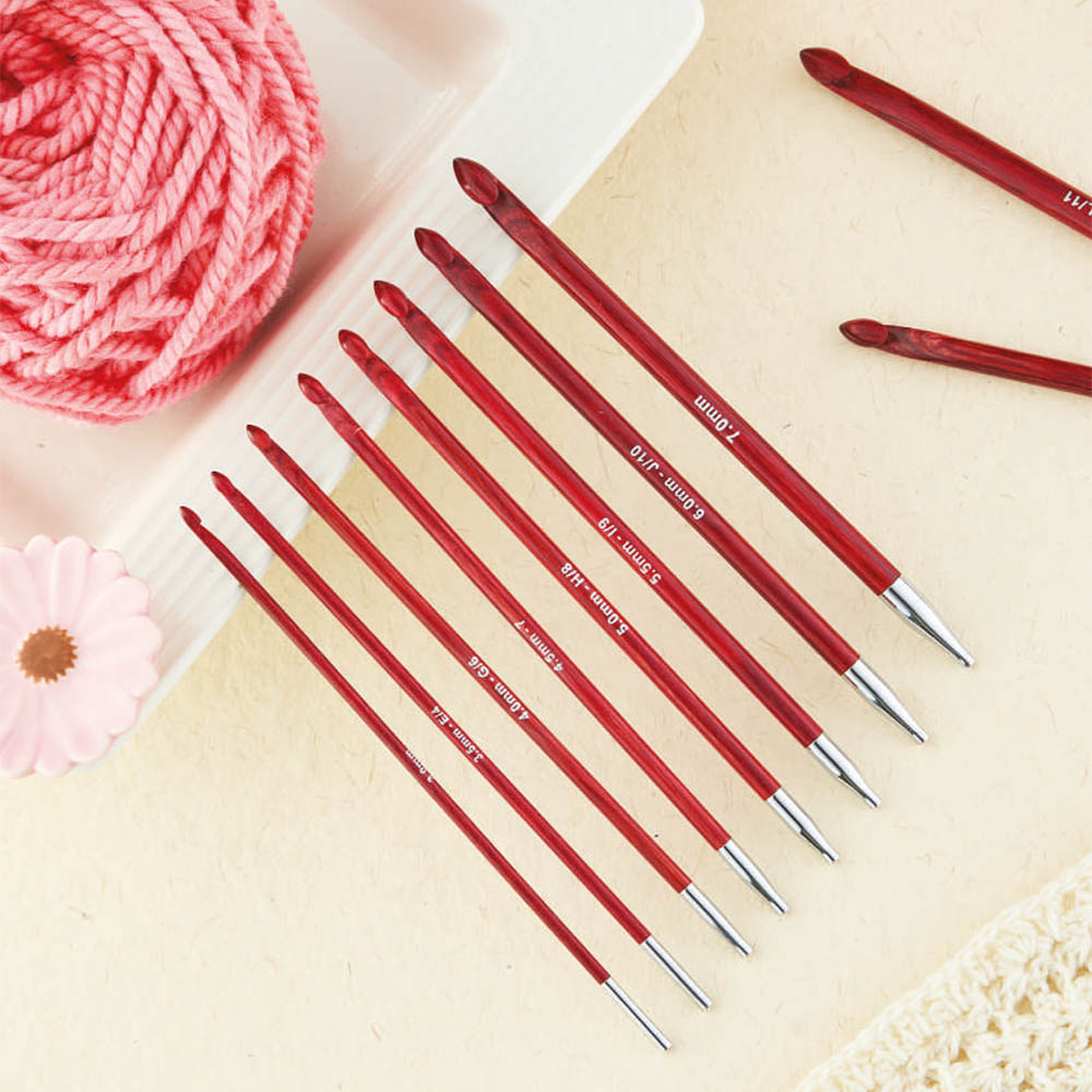 KnitPro Amore Afghaans Tunische Haaknaaldenset