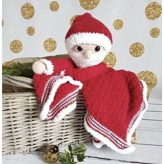 Woolytoons Haakpatroon: Knuffeldeken Kerstman