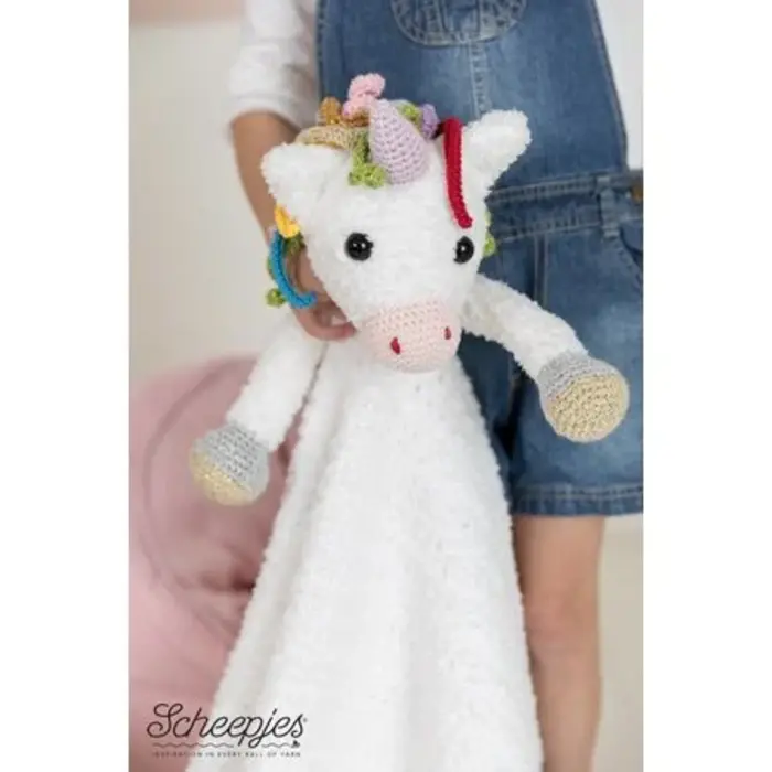 Woolytoons Haakpatroon: Knuffeldeken Emily Eenhoorn