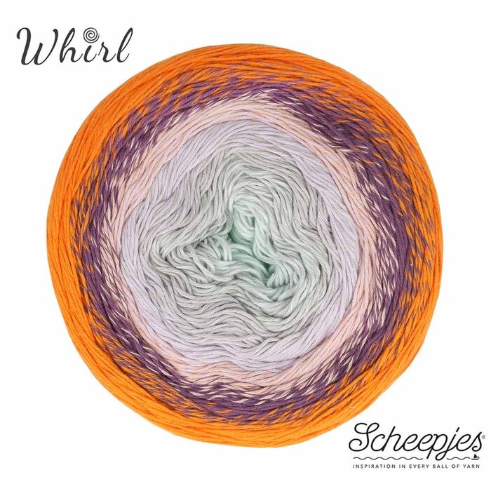 Scheepjes Cotton Whirl 710 - Clementine Cloud