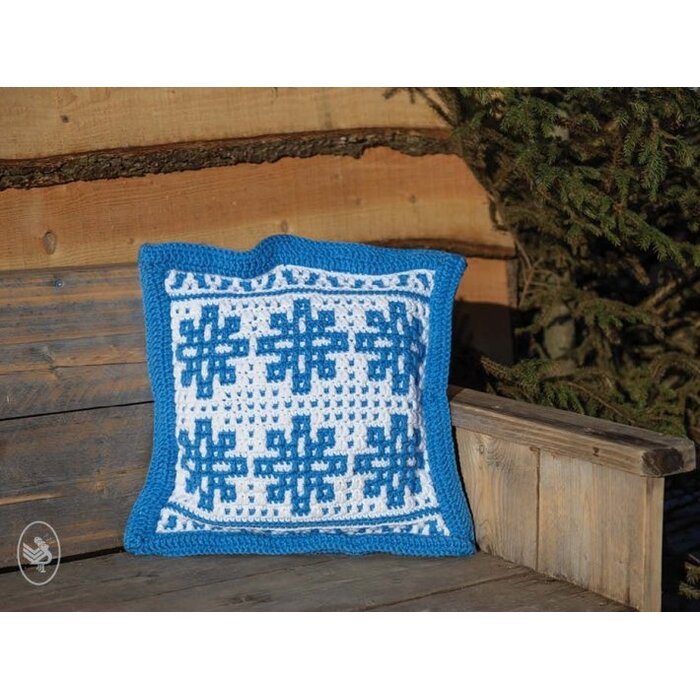 Durable Haakpakket: Sneeuwvlok Kussen