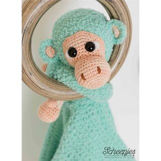 Woolytoons Haakpatroon: Knuffeldeken Aap Abel