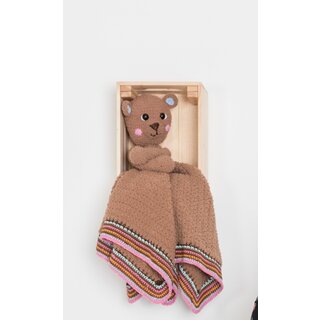 Woolytoons Haakpatroon: Knuffeldeken Belle Beer
