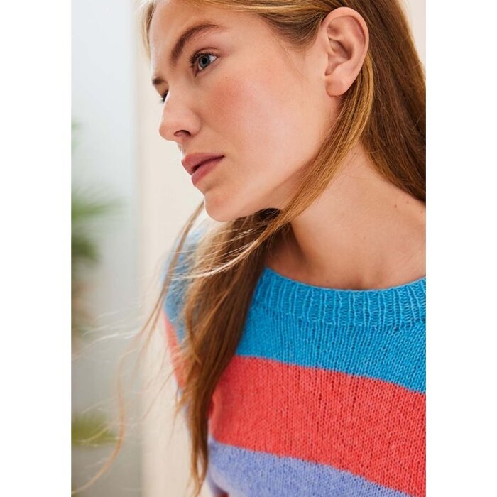 Lana Grossa Breipakket: Trui met Brede Strepen Ecopuno (LB18-15)