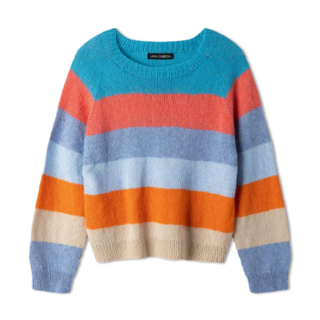 Lana Grossa Breipakket: Trui met Brede Strepen Ecopuno (LB18-15)