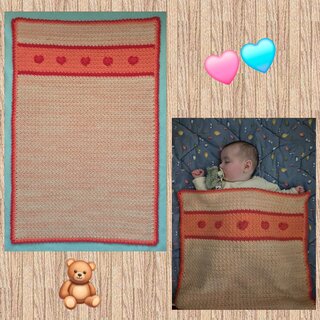 Welkrea Haakpakket: Babydekentje Love you so much