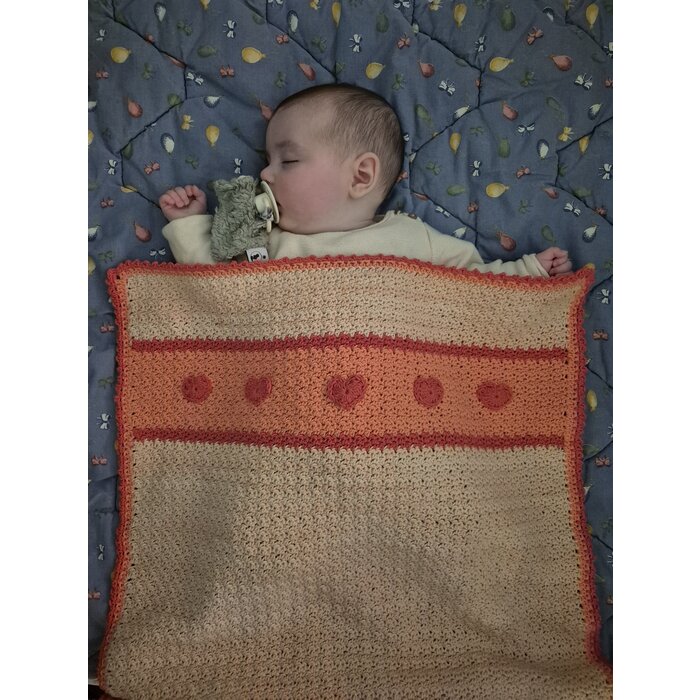 Welkrea Haakpakket: Babydekentje Love you so much