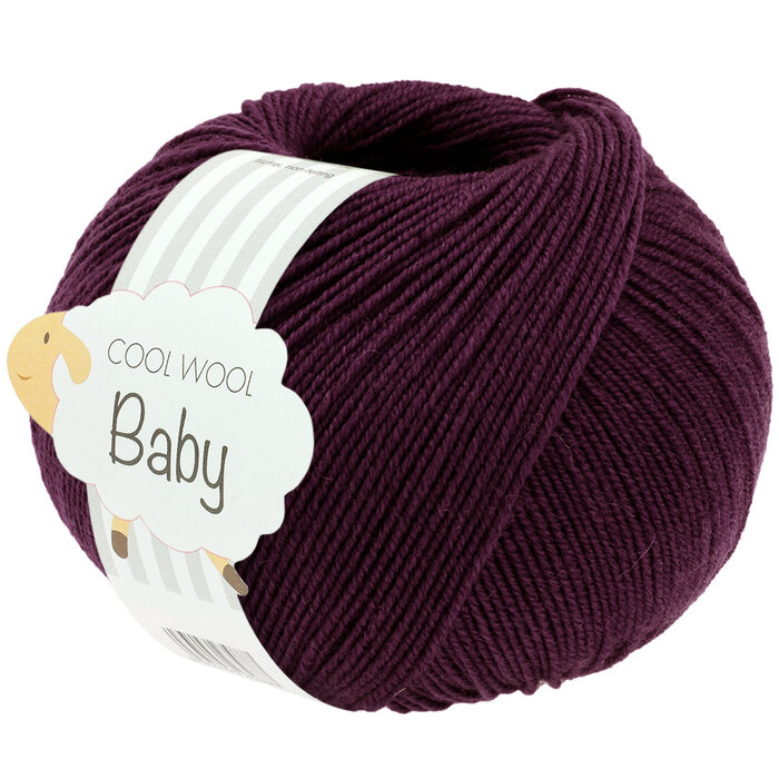 Lana Grossa Cool Wool Baby 329 - Bourgondisch